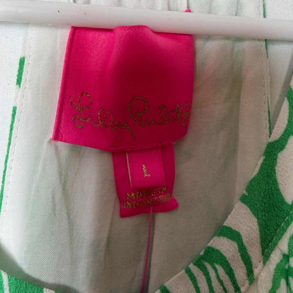 NWT Lilly Pulitzer Kiss My Tuli Floral Maxi Dress Size Large - Picture 3 of 6
